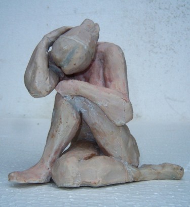 Sculpture titled "O Vazio que nos pre…" by Mauricio Santos, Original Artwork, Resin