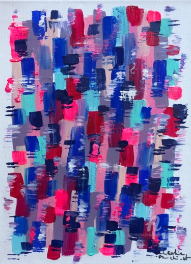 Peinture intitulée "Back to Miami" par Caroline Montigneaux, Œuvre d'art originale, Acrylique
