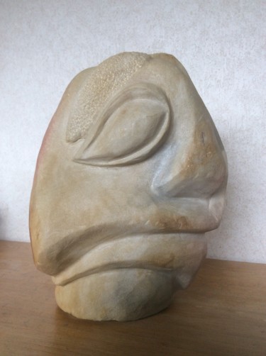 Sculpture titled "SIPOKA" by Karan, Original Artwork, Stone