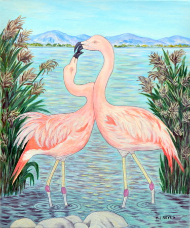 Flamands roses "parade amoureuse"