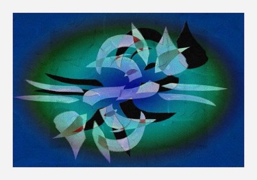 Artisanat intitulée "NUIT D'AFRIQUE" par Pix-Peinture Kabuki, Œuvre d'art originale