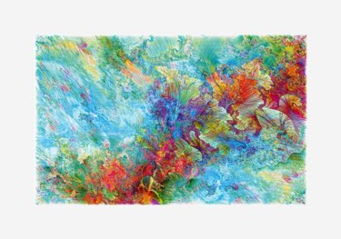 Artisanat intitulée "IMPRESSION" par Pix-Peinture Kabuki, Œuvre d'art originale
