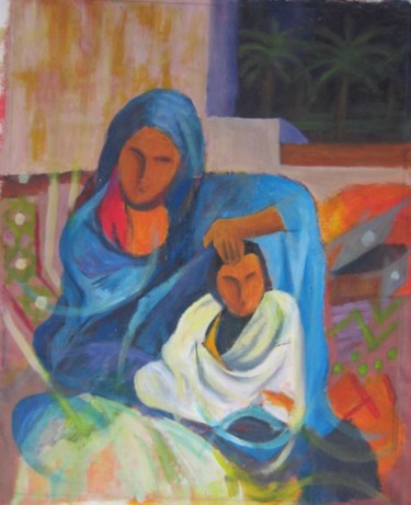 Peinture intitulée "IMG_0111.JPG" par Abdesslam Amraoui, Œuvre d'art originale