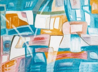 Peinture intitulée "mouvement.JPG" par Abdesslam Amraoui, Œuvre d'art originale