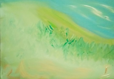 Brume sur nos Ballons Peinture intitulée "Brume sur nos Ballo…" par Jérôme Bonnet, Œuvre d'art originale, Acrylique