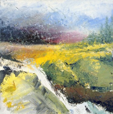 Peinture intitulée "Wildbach" par Baderart, Œuvre d'art originale, Huile
