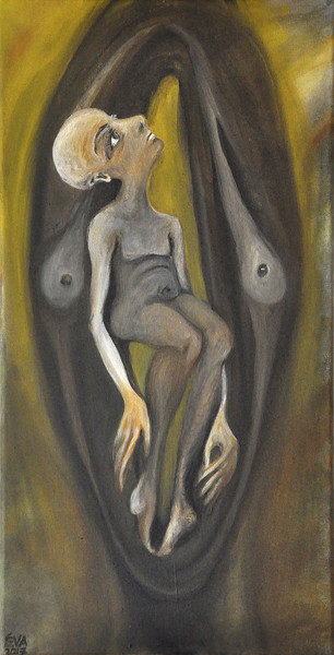 Peinture intitulée "Sans titre - 2017" par Eva Mifsud, Œuvre d'art originale, Huile