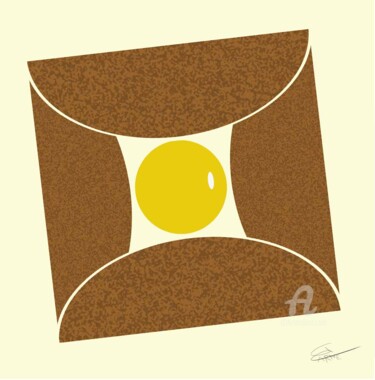 Arts numériques intitulée "crêpe" par Clément De Carné, Œuvre d'art originale, Peinture numérique