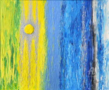 제목이 "Behind The Curtain 2"인 미술작품 Daniel Urbaník로, 원작, 아크릴