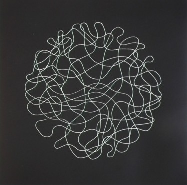 印花与版画 标题为“fil d'Aran” 由Sylvianne Abrias Murat, 原创艺术品, Linocuts