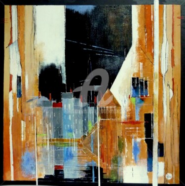 Peinture intitulée "Honfleur ? III" par James Burgevin, Œuvre d'art originale