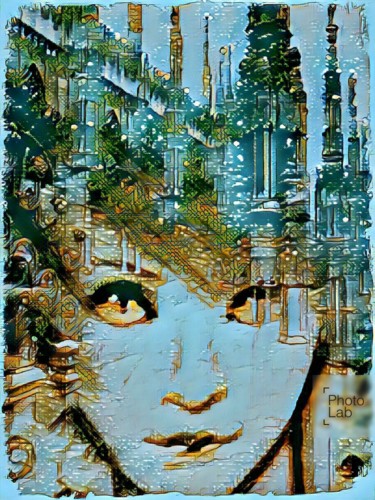 Visage de femme version flofloyd