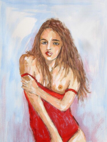 Peinture intitulée "MALY - LE DÉSHABILL…" par Marcel Clerc, Œuvre d'art originale, Acrylique