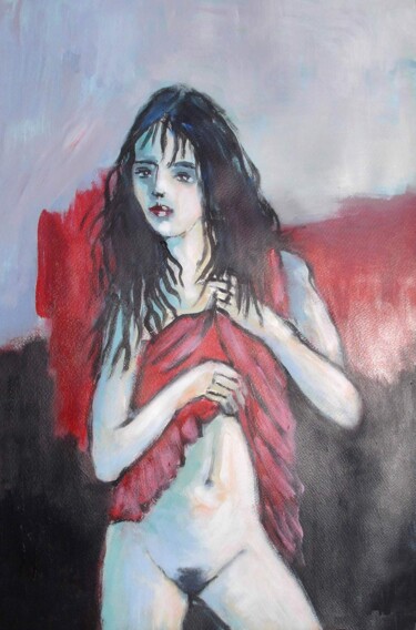 Peinture intitulée "MALY - ÉROTISME" par Marcel Clerc, Œuvre d'art originale, Acrylique