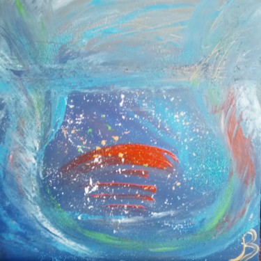 La lyre de l'océan Peinture intitulée "La lyre de l'océan" par Jérôme Bonnet, Œuvre d'art originale, Acrylique