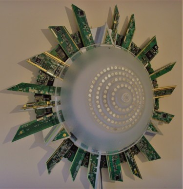 Design titled "Electrode" by Luc Obukow, Original Artwork, Luminaire
