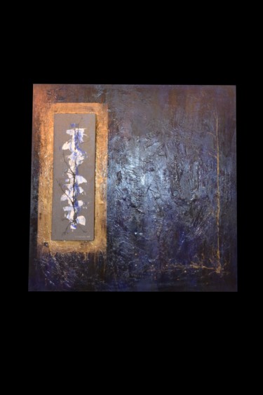 bleu-relief.jpg Peinture intitulée "bleu-relief.jpg" par Jacky Duvigneau, Œuvre d'art originale