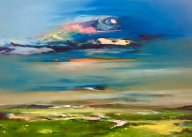Painting titled "Hochwald" by Wilhelm Kinn, Original Artwork, Acrylic