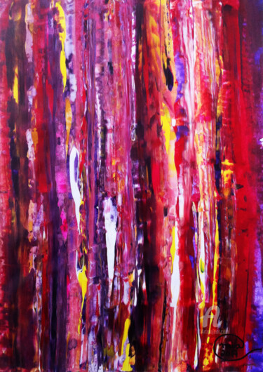 Painting titled "Original Art - Abst…" by Mia Phlor, Original Artwork, Acrylic