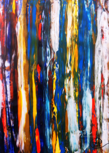 Painting titled "Original Art - Abst…" by Mia Phlor, Original Artwork, Acrylic