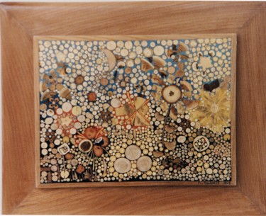 Sculpture intitulée "Printemps" par Roger Aubert, Œuvre d'art originale, Bois