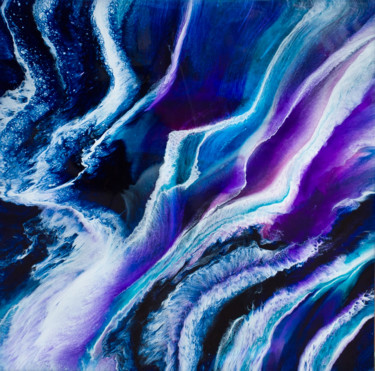 Pintura titulada "Purple" por Artmmargo, Obra de arte original, Otro