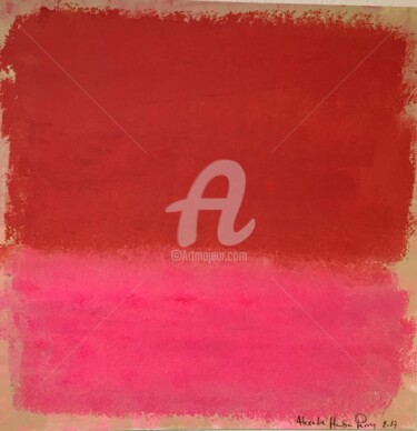 Painting titled "Fiery Pink 3" by Alexandra Heumber Perry, Original Artwork
