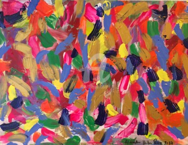 Painting titled "Colours 2" by Alexandra Heumber Perry, Original Artwork