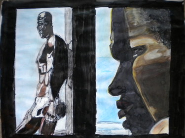 Peinture intitulée "photo-027.jpg" par Herve Yann Dubois, Œuvre d'art originale, Gouache