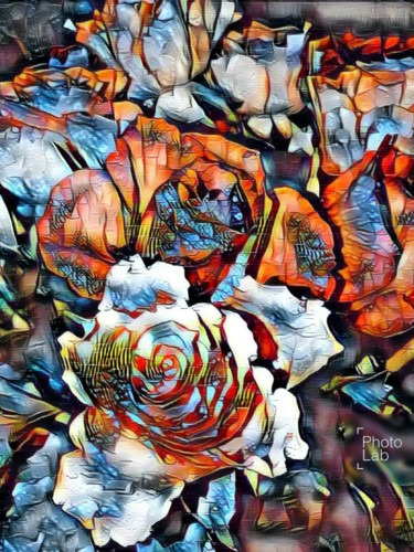Des roses façon flofloyd