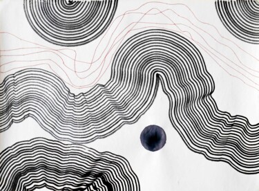 Σχέδιο με τίτλο "Untitled No. 33" από Sumit Ratta, Αυθεντικά έργα τέχνης, Μελάνι