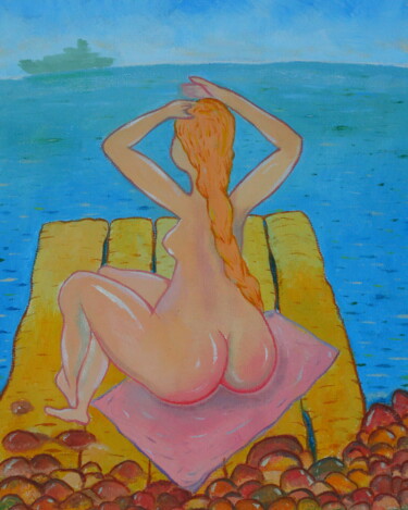 El modelo de el agua. 绘画 标题为“El modelo de el agu…” 由Andrei Klenov, 原创艺术品, 油