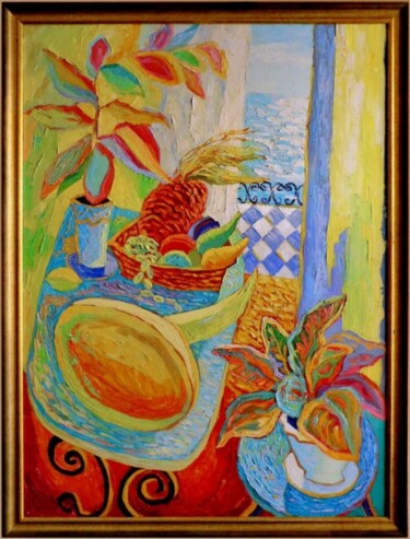 绘画 标题为“Nature morte du Sud” 由Iurii Kozliuk, 原创艺术品, 油