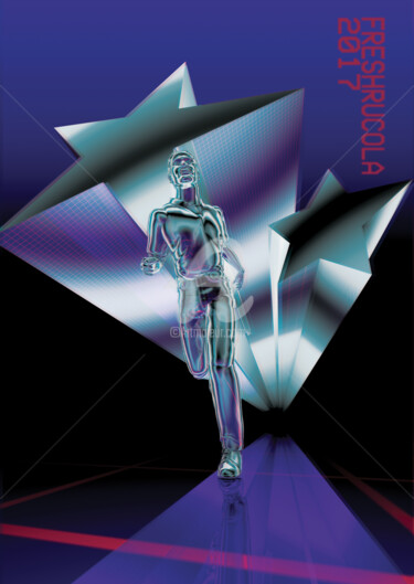 Arte digitale intitolato "Runner" da Fresh Rucola, Opera d'arte originale, Modellazione 3D
