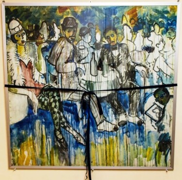 Pintura intitulada "Bar" por Luiz Carlos De Andrade Lima, Obras de arte originais, Óleo