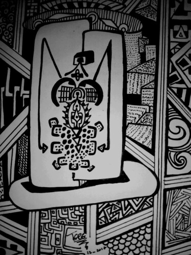 Peinture intitulée "###t€r€###" par Teretoma Tapi, Œuvre d'art originale