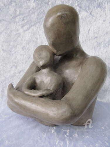 雕塑 标题为“Sculpture "Protecti…” 由Carine Sarcie, 原创艺术品, 兵马俑