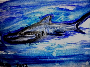 Peinture intitulée "###t€r€###*ma'o*" par Teretoma Tapi, Œuvre d'art originale