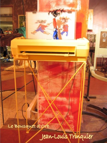 Escultura titulada "Dartagnan contre le…" por Jean-Louis Trinquier, Obra de arte original, Metales