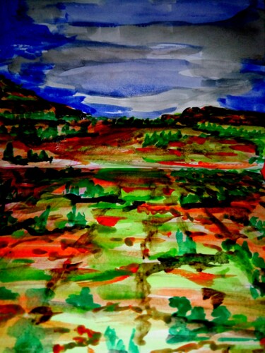 Peinture intitulée "###t€r€###*natura*" par Teretoma Tapi, Œuvre d'art originale