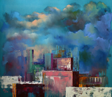 ...and I guess you can fly Painting titled "...and I guess you…" by Zhanna Kondratenko, Original Artwork, Oil