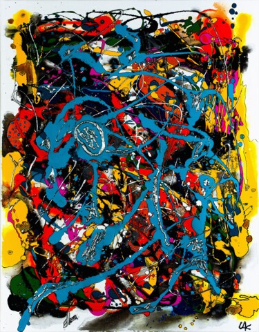 Peinture intitulée "color2" par Clipart Studio, Œuvre d'art originale, Acrylique