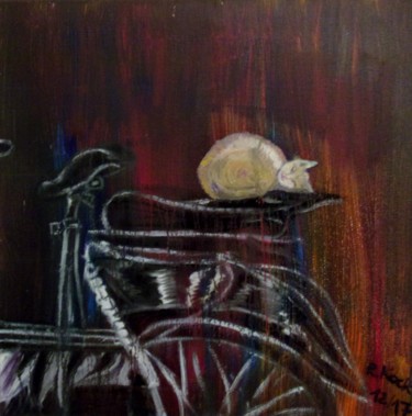 Schilderij getiteld "Sleep well!" door Renate Kock, Origineel Kunstwerk, Acryl