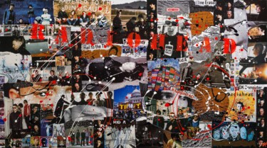 Collages intitulée "radiohead" par Clipart Studio, Œuvre d'art originale, Collages