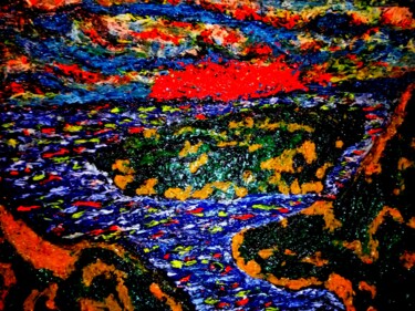 Peinture intitulée "###t€r€###++DOM++" par Teretoma Tapi, Œuvre d'art originale