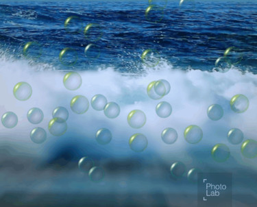 Photo de vague façon flofloyd