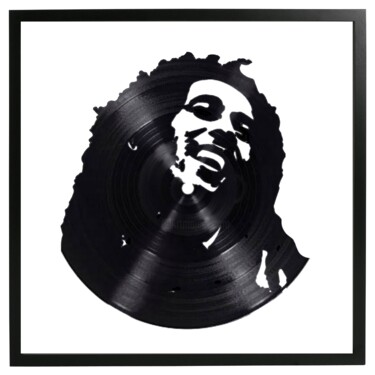 Sculpture titled "BOB ON DISC" by Olivier De Tullasky, Original Artwork, Plastic