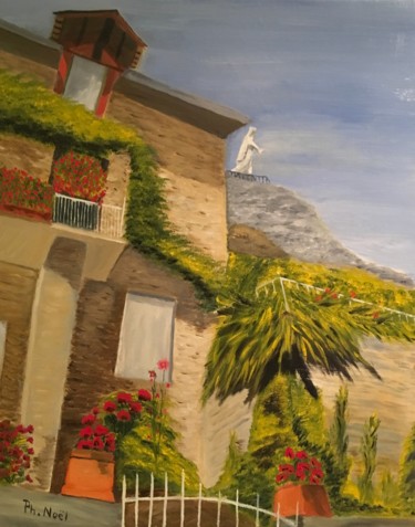 Peinture intitulée "A Laroquebrou, Auve…" par Philippe Noel, Œuvre d'art originale, Huile
