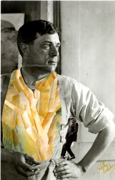 Collages intitulée "Période cubiste" par Nelly Sanchez, Œuvre d'art originale
