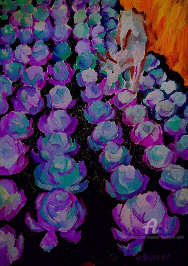 Le chou Painting titled "Le chou" by Slobodan Spasojevic (Spaki), Original Artwork, Oil